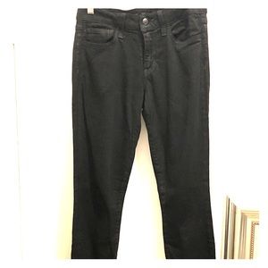 Joe’s “The Skinny” Black Waxed Denim